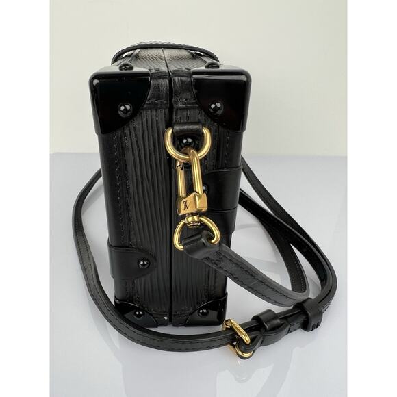 LOUIS VUITTON Petite Malle Epi Leather Crossbody Bag in Black - Picture 4 of 16